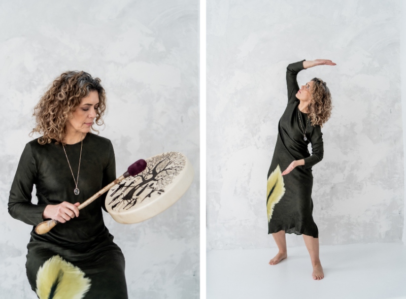 Praktykę jogi dla kobiet zaczynamy od medytacji z bębnami.